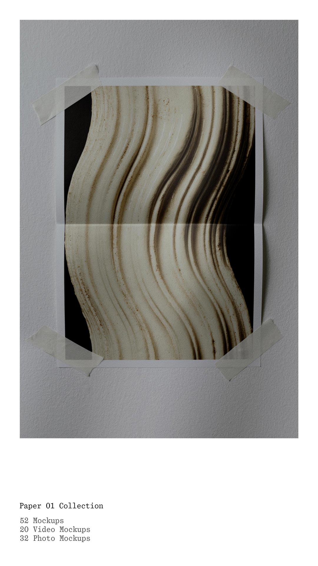 Paper 01 Collection - 52 Paper Mockups