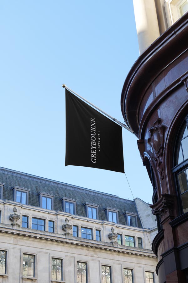 Greybourne Atelier Shop Flag 01 Photo Mockup
